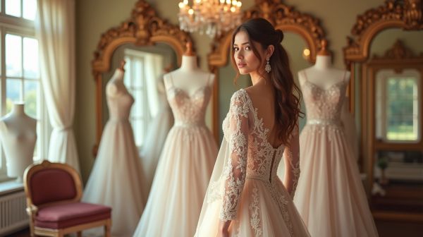 Choisir une robe de mariée sur mesure à Saint-Étienne pour un mariage unique